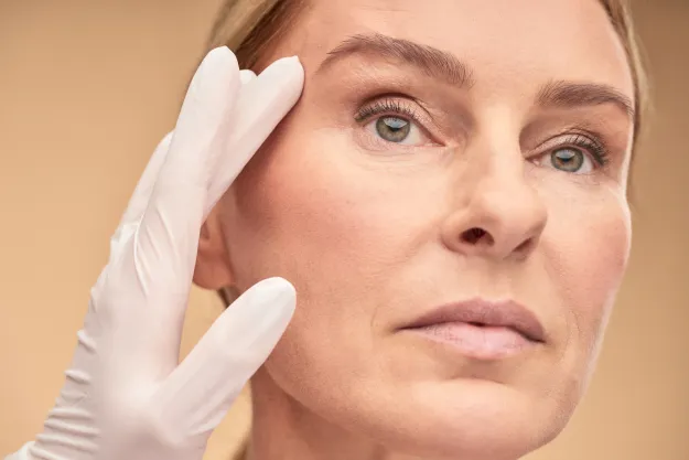 The facial areas treated with anti-wrinkle injections at Wellface Esher