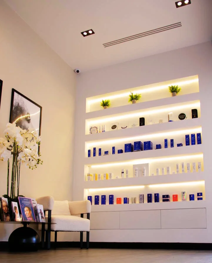 The calm clinic room where Dr Yasmin sees every Esher client