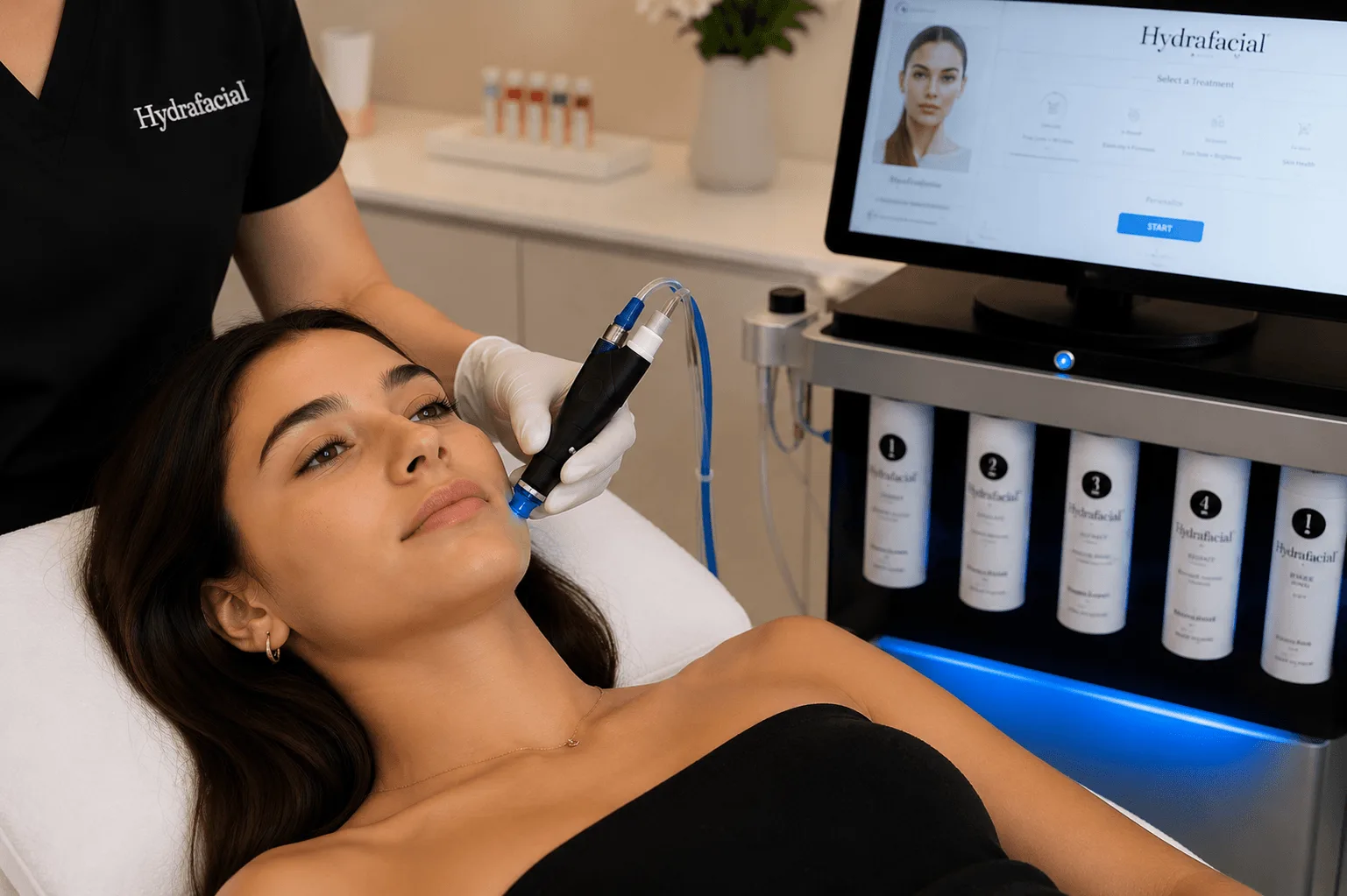 A Teenage Hydrafacial treatment at Wellface